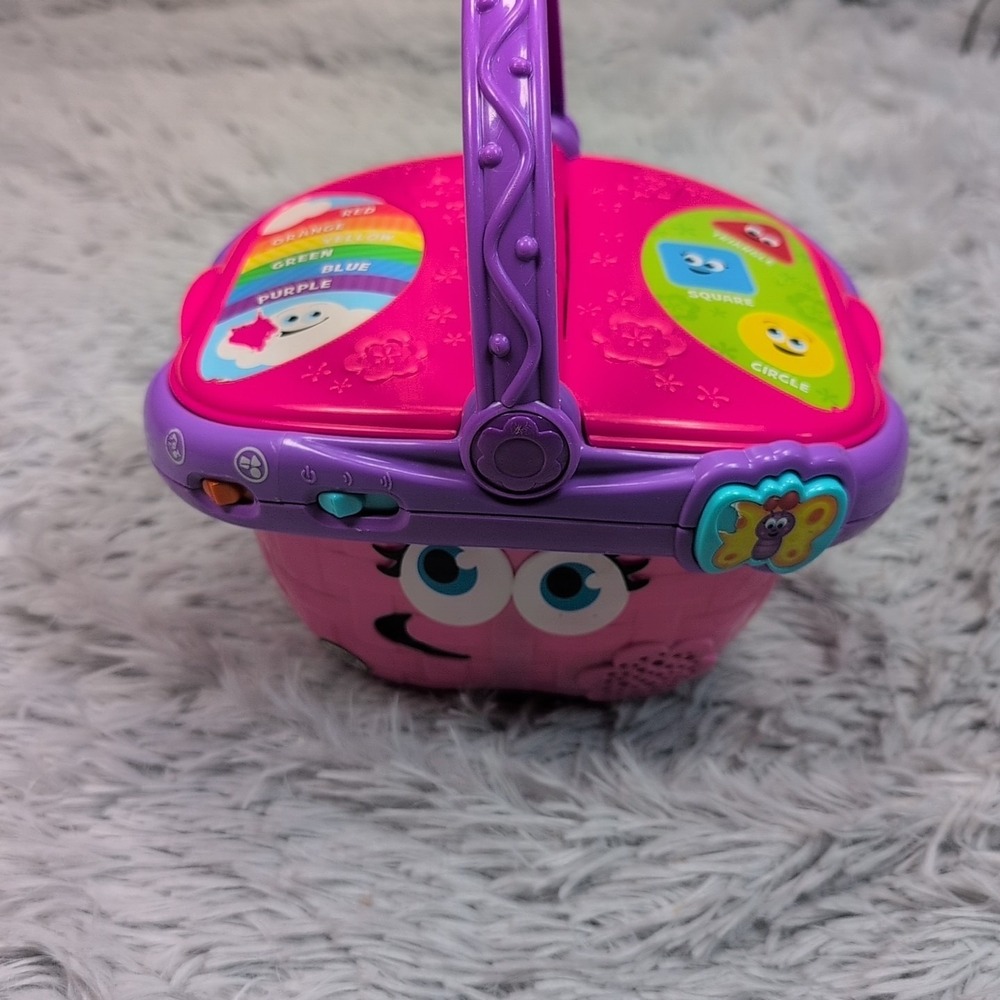 Leap Frog PICNIC BASKET Talking Learning Colors Shapes It‎ Works